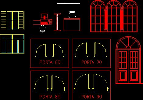 Puertas D Autocad