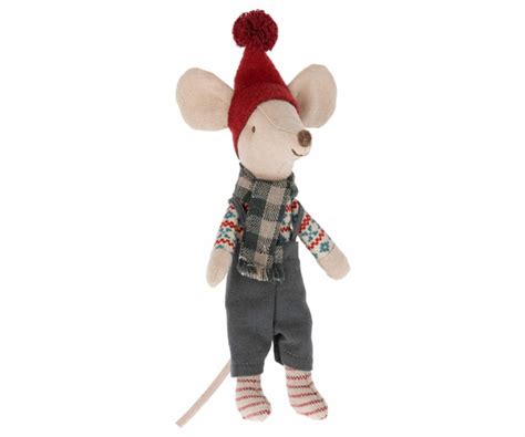 Мягкая игрушка Мышка Maileg CHRISTMAS MOUSE, BIG BROTHER - купить с ...