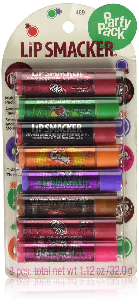 Lip Smacker Soda Pop Flavors Party Pack Lip Balm 8 Count Eight Piece