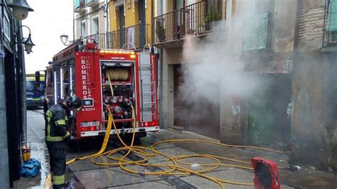 Dos Mujeres Intoxicadas Por Inhalación De Humo En El Incendio De Una Bajera En Estella