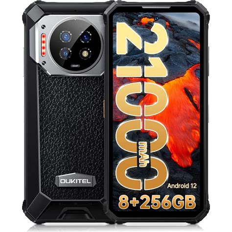 OUKITEL WP19 Telefone Celular Robusto Smartphone Night Vision NFC 8GB