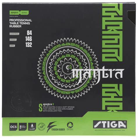STIGA MANTRA S - Revêtements/Offensif - SPIN ONE