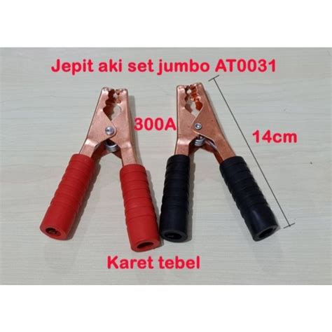 Jual JEPIT AKI JUMBO AT0031 14CM CAPIT BUAYA 14CM JEPITAN ACCU 14CM