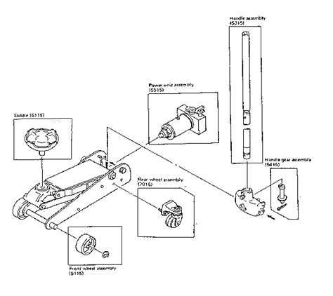 Craftsman 3 Ton Floor Jack Parts Diagram - Wood Jenny