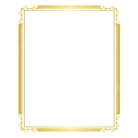 Bordure De Cadre Doré Classique PNG Bordure Bordure Classique Cadre