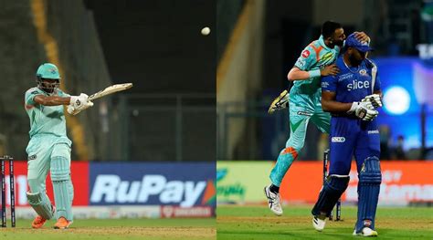 Ipl Umpire And Bowler Narrowly Left On Kl Rahul S Shot Krunal