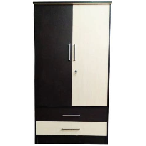 2 Doors Bedroom Wooden Wardrobe With Locker At Rs 1200 Sq Ft In