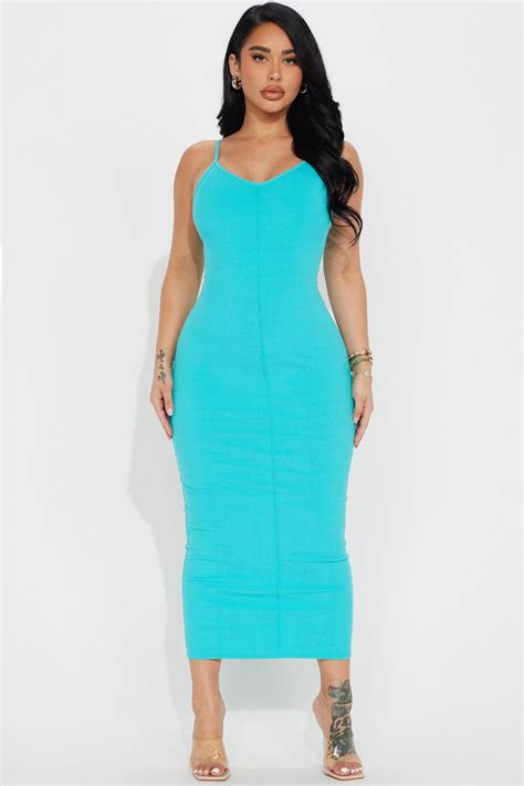 Simple Life Maxi Dress Aqua Fashion Nova Dresses Fashion Nova