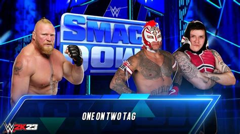 Full Match Brock Lesnar Vs Rey Mysterio Dominik Mysterio