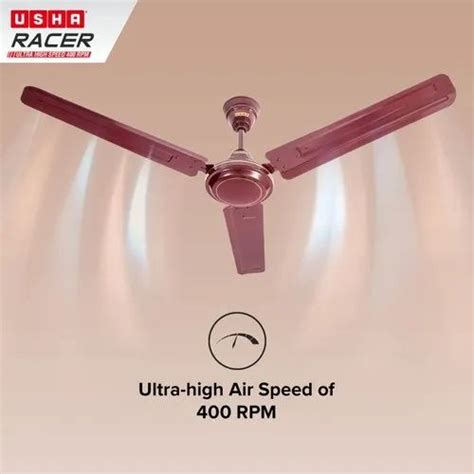 Usha Racer Brown Ceiling Fan Sweep Size Mm Power W At Rs