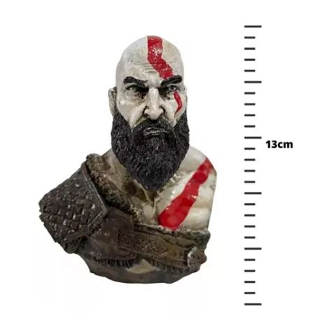 Busto Kratos God Of War Estátua Colecionável Resina MercadoLivre