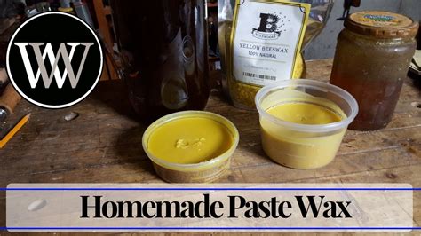 How To Make Paste Wax For A Hand Tool Woodworking Finish Beeswax And