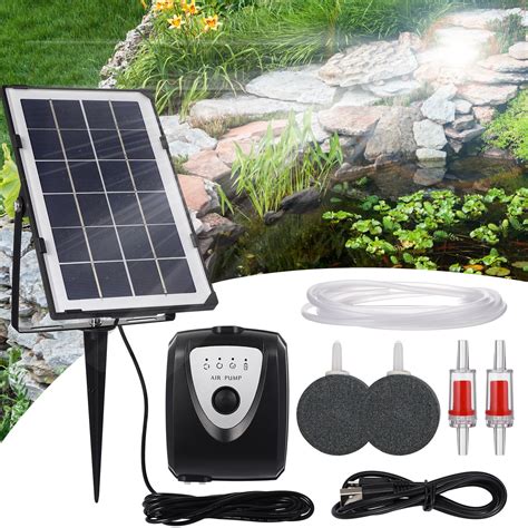 Solar Aerator for Pond Useful Reusable Premium Solar Air Pump Kit Solar Air - Walmart.com