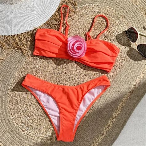 Brazilian Womens Push Up Bikini Set Sexy Beachy Versatile Swimwear