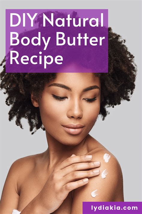 Diy Natural Body Butter Recipe Natural Body Butter Body Butters Recipe Diy Body Butter