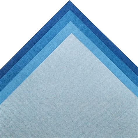 Bright Blue Mono Variety Pack Cardstock Pack Of 12