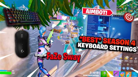 The Best Keyboard And Mouse Settings Sensitivity In Fortnite Chapter