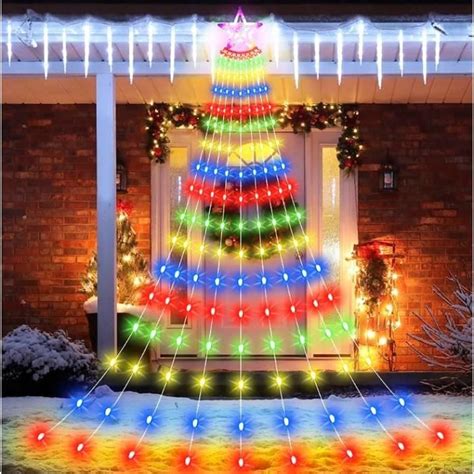 Guirlande Lumineuse Sapin De Noel Exterieure MENGDA LED 9m