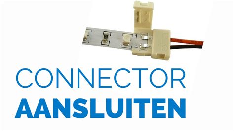 Led Strip Connector Aansluiten Ledsky Be Youtube