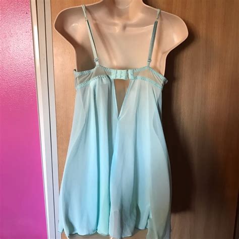Delicates Intimates Sleepwear Sexy Baby Blue Sheer Lingerie Poshmark