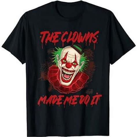 Halloween Clown Free Hugs Killer Evil Laughing Joker Scary T Shirt