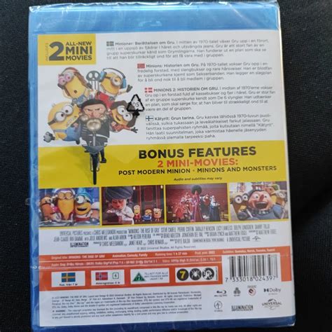 Minions the rise of gru blu Ray ny inplastade Köp på Tradera 596944000