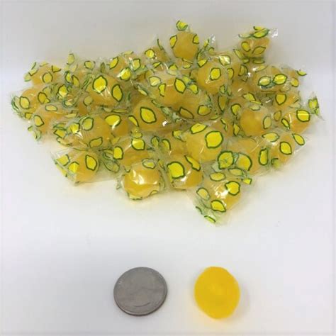 Lemon Balls 2 pounds yellow lemon candy wrapped hard candy bulk candy ...