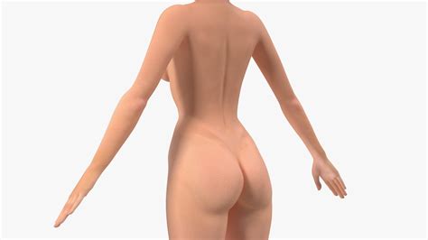 Cartoon Nude Women T Pose 3D Model 99 Max Obj Ma Fbx C4d Blend 3ds Free3D