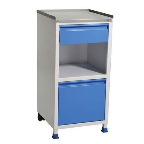 DNS Crc Deluxe Hospital Bedside Locker Epoxy Powder Coated Size 16 L