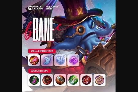 Rekomendasi Terbaru Build Item Bane Tersakit Di Mobile Legends