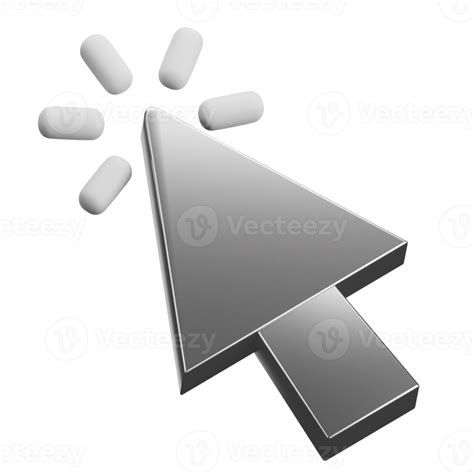 Cursor Clicking 3d Icon 21594548 Png