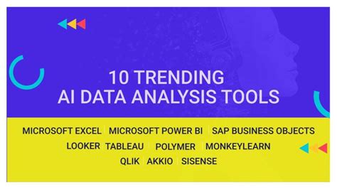 Ai In Data Analytics The 10 Best Tools