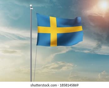 Sweden Waving Flag D Render Stock Illustration Shutterstock