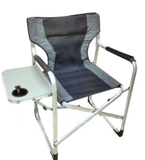 Складной стул со столиком, темного цвета - Кемпинговая кухня и мебель в ...