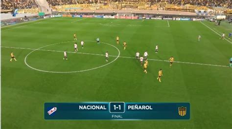 resumen nacional vs peñarol Cómo salió Nacional y Peñarol 8 7 en