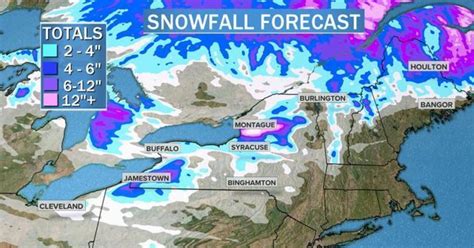 Lake Effect Snow To Bury Parts Of Upstate New York CBS News