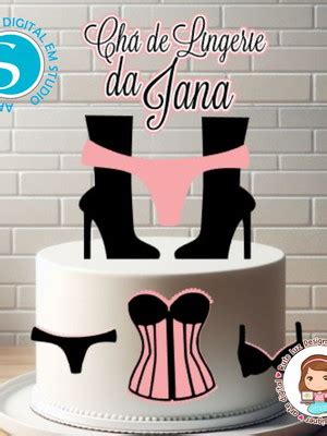 Arquivo De Corte Topo De Bolo Em Studio Lingerie Cod Compre Produtos Personalizados No Elo