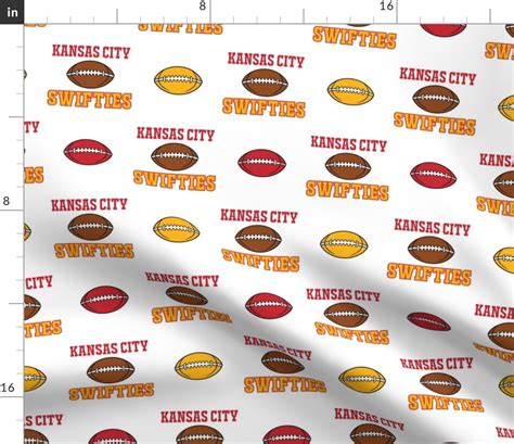 Kansas City Swifties Taylor Swift Travis Fabric | Spoonflower