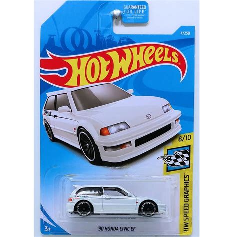 Hotwheels 2019 HW Speed Graphics 90 Honda Civic EF Rare Hot Wheels Hobbies Toys Toys