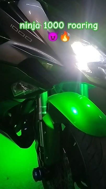 Ninja 1000 Roaring😈😈😈🔥🔥🔥🔥reels Trending Kawasakininja Ninja1000