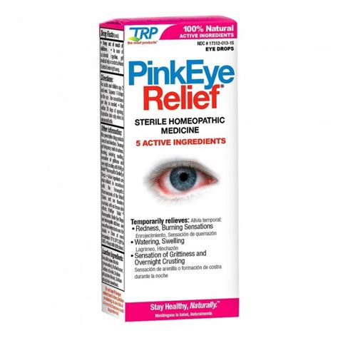 Trp Company Pinkeye Relief Sterile Eye Drops 0 33 Oz