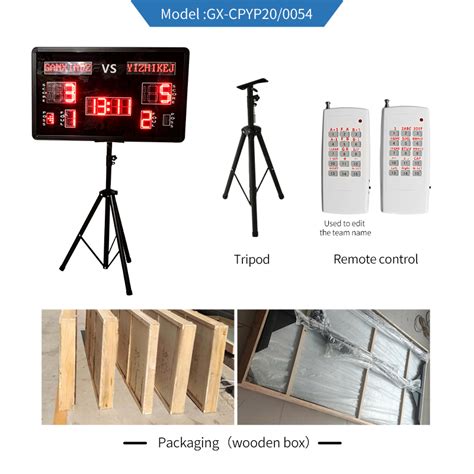 Ganxin 1m Sports Scoreboard Soccer Led Basketball Scoreboard Electronic Buy Programmable