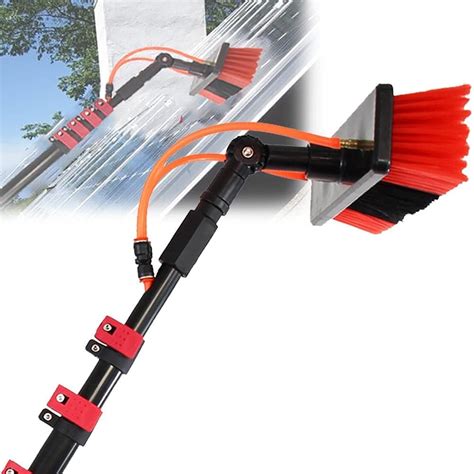 Amazon Water Fed Pole Kit Solar Panel Cleaning Brush Window And