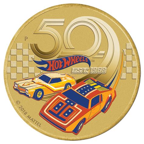 Th Anniversary Of Hot Wheels PNC CoinTrader Au