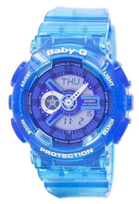 Stylish Casio Baby G Shock Resistant Womens Watch With World Time