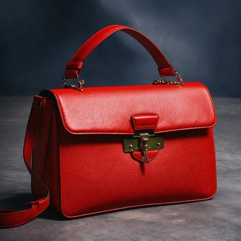 Premium Photo | Red bag 