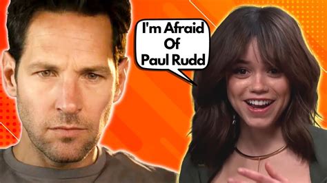 Jenna Ortega Funny Moments And Her Fear Of Paul Rudd Youtube