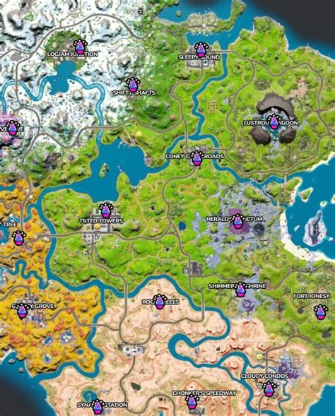 Fortnite Birthday Cake Map All Locations 2022 Where To Find And Consume Battle Royal Games