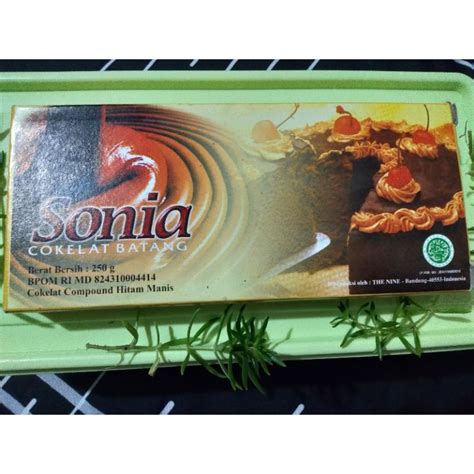 Jual SONIA COKELAT BATANG COKELAT COMPOUND COKLAT BLOK 250gr Shopee