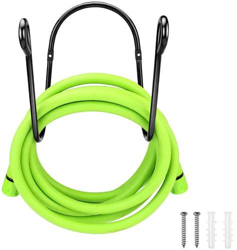 Amazio Iron Water Hose Pipe Holder Hanger For Garden Hotel Backyard